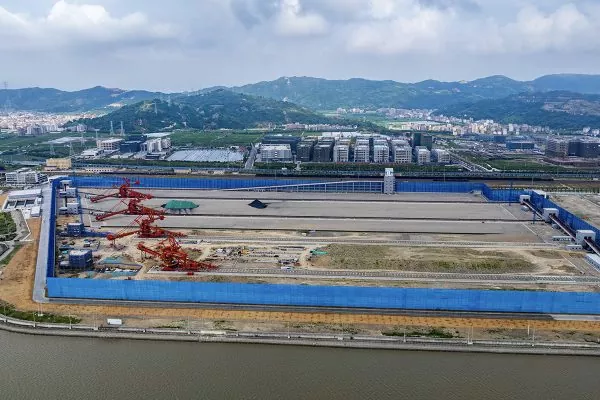 Yueqing Bay Wharf projekt Wenzhou városában, Zhejiang tartományban